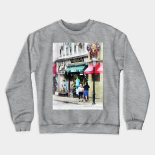 Newport RI - Thames Street Crewneck Sweatshirt